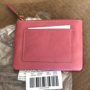 Leather pocket pouch wallet by Madewell